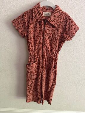 Noble x Jenny Pennywood Kids Zip Romper, 3-4 years